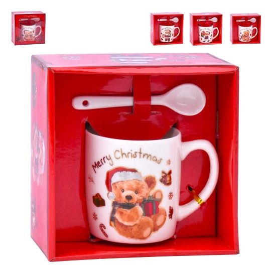CANECA C/COLHER 9X9CM SK 207-366-02 CX60 CANECA C/COLHER 9X9CM SK 207-366-02 CX60