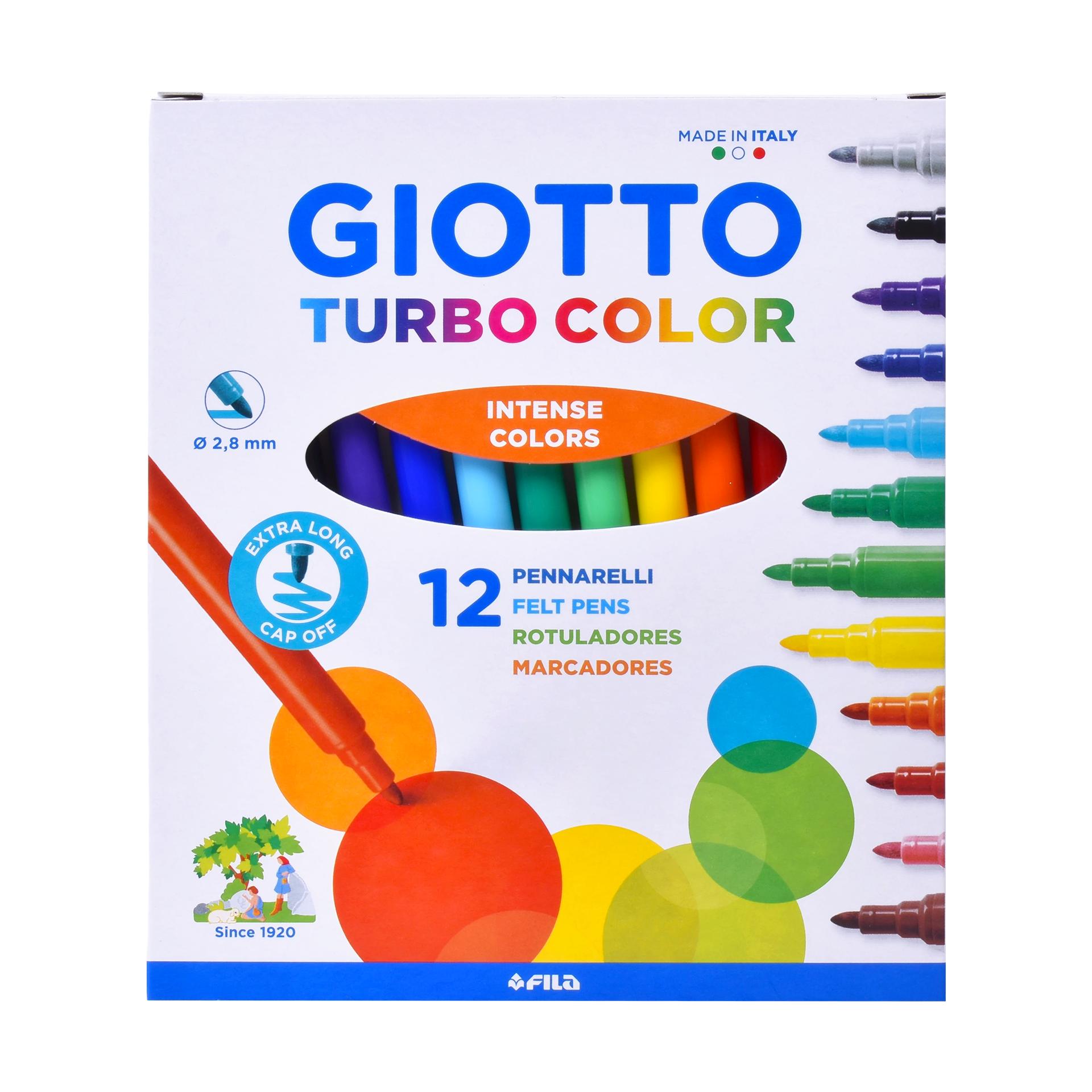 MARCADORES GIOTTO 12UNID CX100 MARCADORES GIOTTO 12UNID CX100