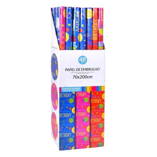 PAPEL EMBRULHO 0,7X2M 042-4266 PAPEL EMBRULHO 0,7X2M 042-4266