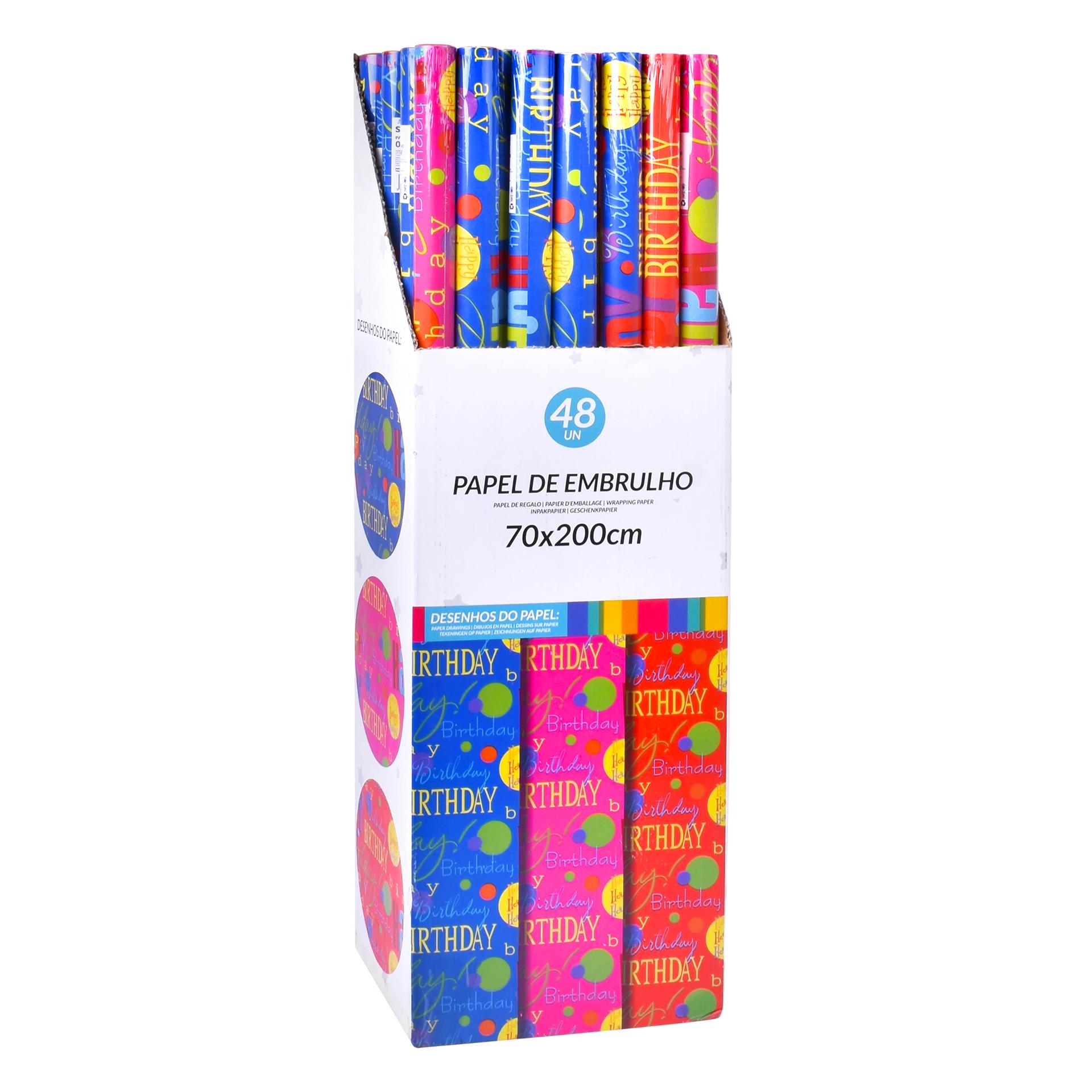 PAPEL EMBRULHO 0,7X2M 042-4266 PAPEL EMBRULHO 0,7X2M 042-4266