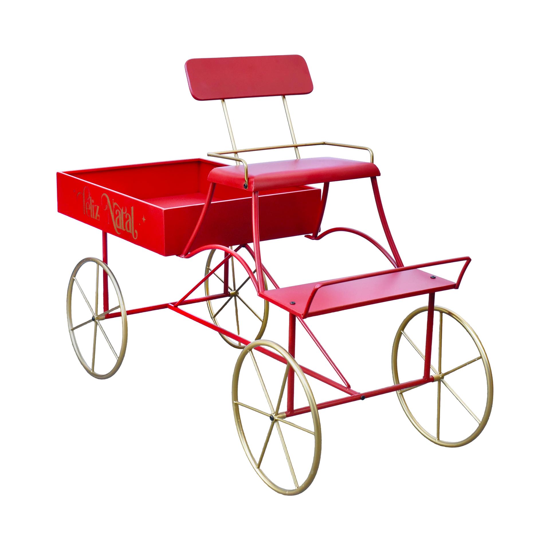 CARRO FLORES DEC NATAL 113X45X85 178-12 CX1 CARRO FLORES DEC NATAL 113X45X85 178-12 CX1