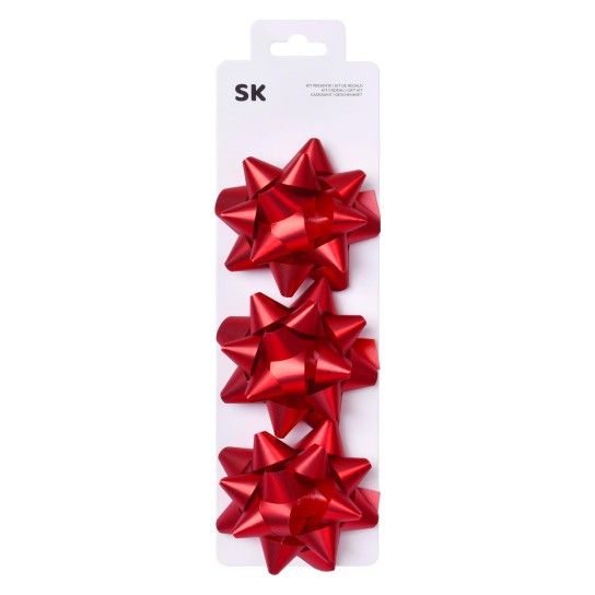 LAÇOS NATAL VRM 3UN 7,5CM SK 3166000-A CX120 LAÇOS NATAL VRM 3UN 7,5CM SK 3166000-A CX120