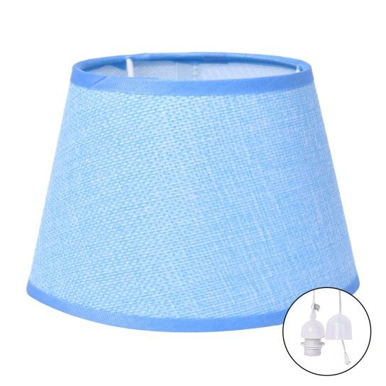 ABAJUR TETO C/FIO 30CM AZUL CPM-04A ABAJUR TETO C/FIO 30CM AZUL CPM-04A