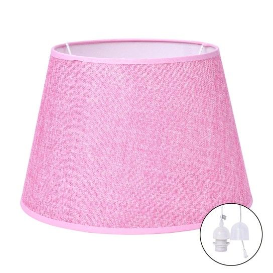 ABAJUR TETO C/FIO 30CM ROSA CPMT-04R ABAJUR TETO C/FIO 30CM ROSA CPMT-04R