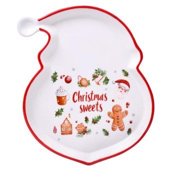 PRATO NATAL 23X19CM SK 2845-615 CX36