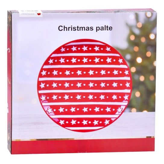 PRATO NATAL 27,5CM SK 2581-118 CX24 PRATO NATAL 27,5CM SK 2581-118 CX24