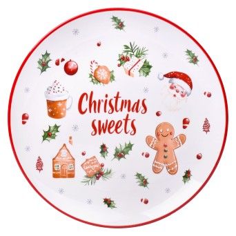 PRATO NATAL 26CM SK 2845-612-01 CX12