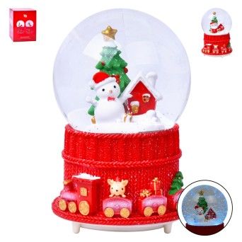 GLOBO DE NEVE NATAL 10X15CM 837-7889 CX24