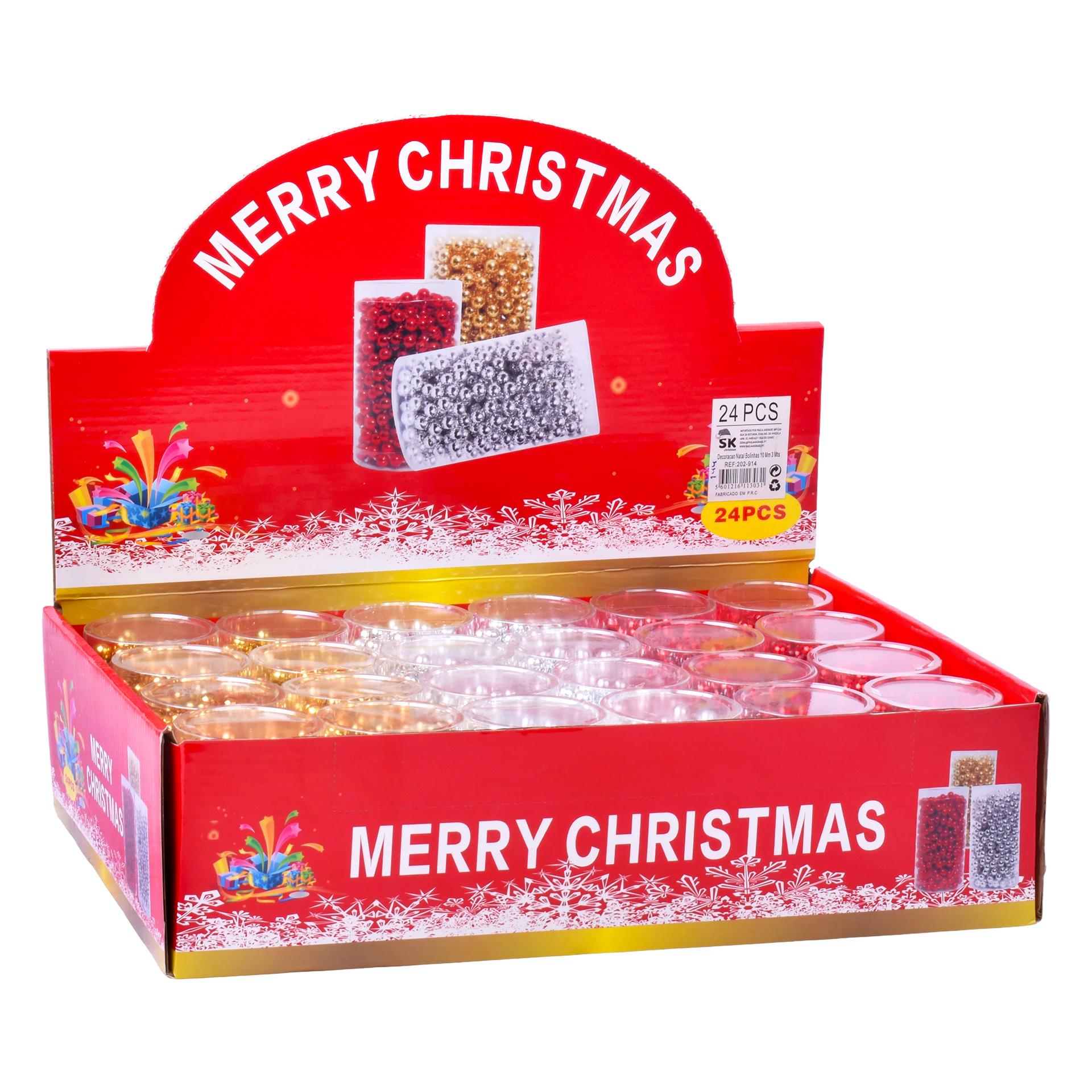 FIO C/BOLINHAS NATAL 3M SK 202-914 CX144