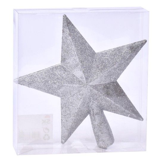 ESTRELA PRATEADA 19CM SK 837-7754 CX60 ESTRELA PRATEADA 19CM SK 837-7754 CX60