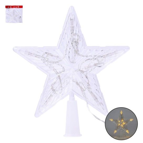 ESTRELA C/LUZ 18CM SK 2697-206B-18 CX60 ESTRELA C/LUZ 18CM SK 2697-206B-18 CX60
