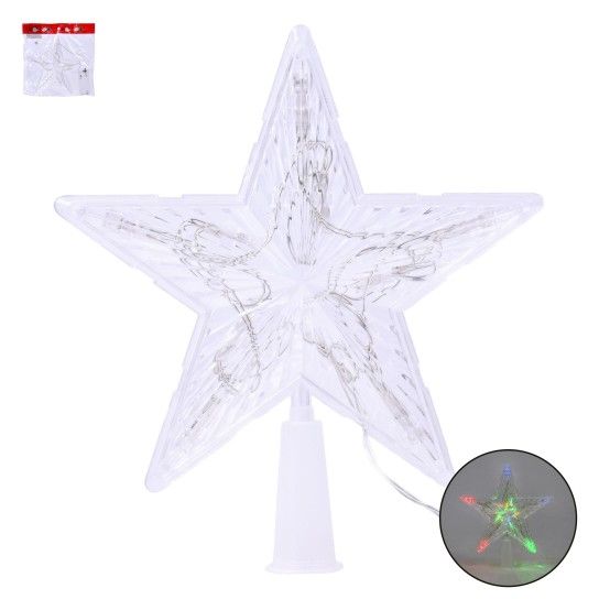 ESTRELA C/LUZ 18CM SK 2697-206A-18 CX60 ESTRELA C/LUZ 18CM SK 2697-206A-18 CX60