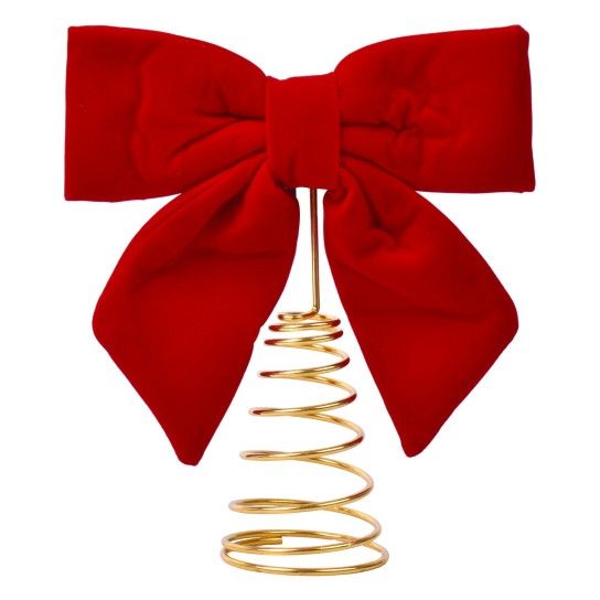 TOPO ARVORE NATAL LAÇO 20X18CM SK 1263-085 CX36 TOPO ARVORE NATAL LAÇO 20X18CM SK 1263-085 CX36