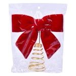 TOPO ARVORE NATAL LA�O 20X18CM SK 1263-085 CX36