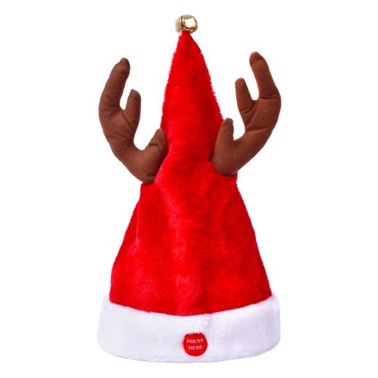 GORRO NATAL DECORADO 20X40CM SK 3171100 CX48 GORRO NATAL DECORADO 20X40CM SK 3171100 CX48