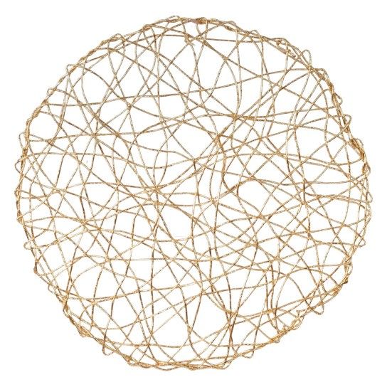 INDIVIDUAL RED 38CM DOURADO 2420-000-A CX300