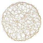 INDIVIDUAL RED 38CM DOURADO 2420-000-A CX300