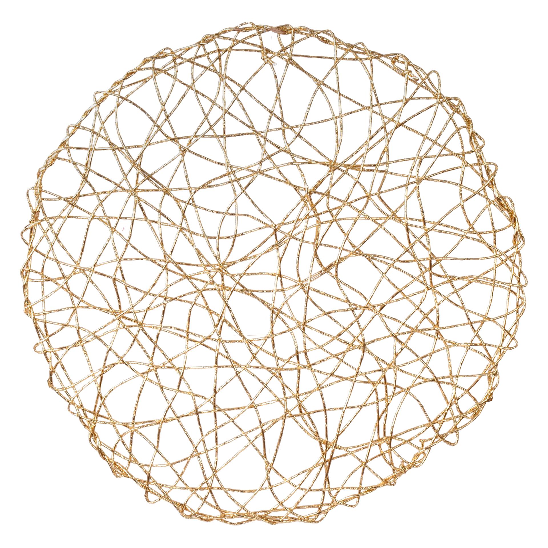 INDIVIDUAL RED 38CM DOURADO 2420-000-A CX300