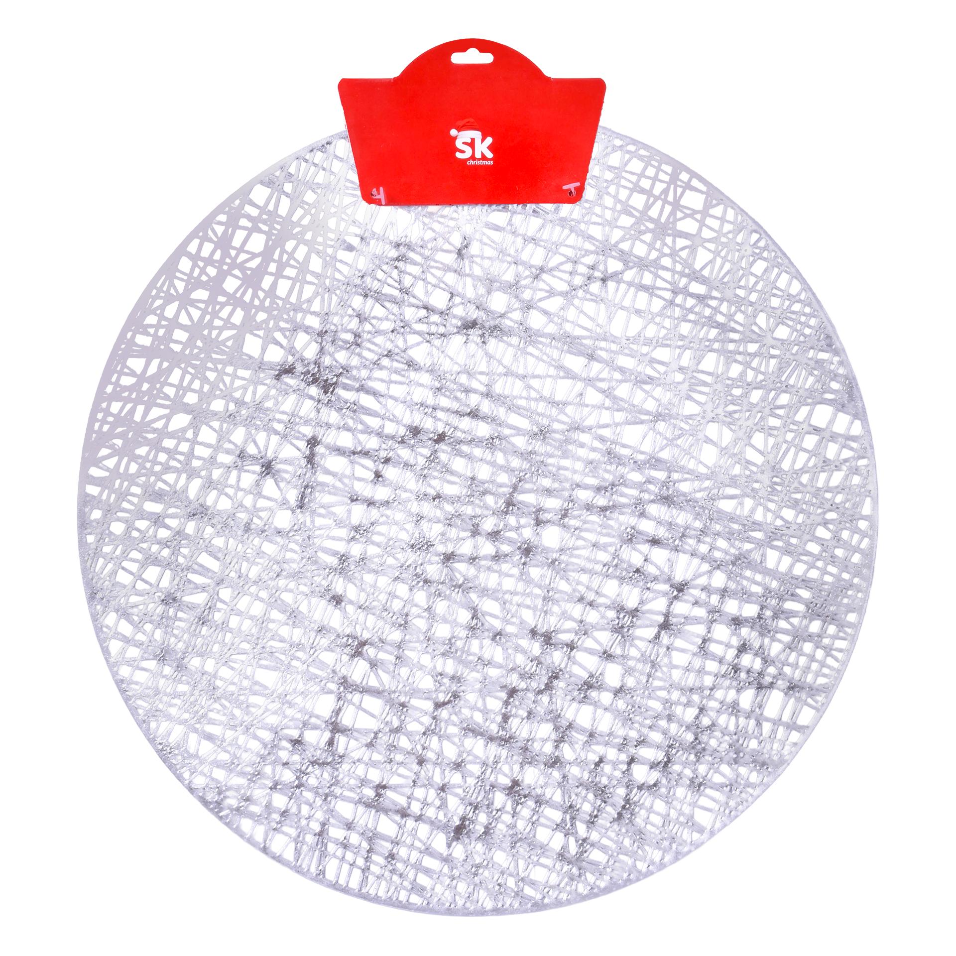 INDIVIDUAL RED 38CM PRATEADO SK 2690-001-B CX120 INDIVIDUAL RED 38CM PRATEADO SK 2690-001-B CX120