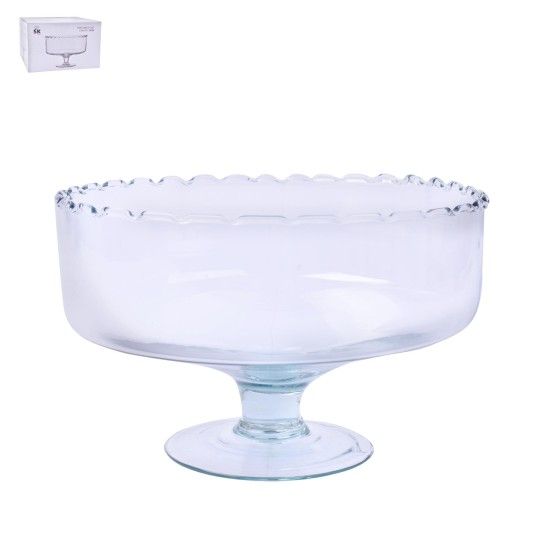 FRUTEIRO C/PE VIDRO 19CM 660-6020 CX6