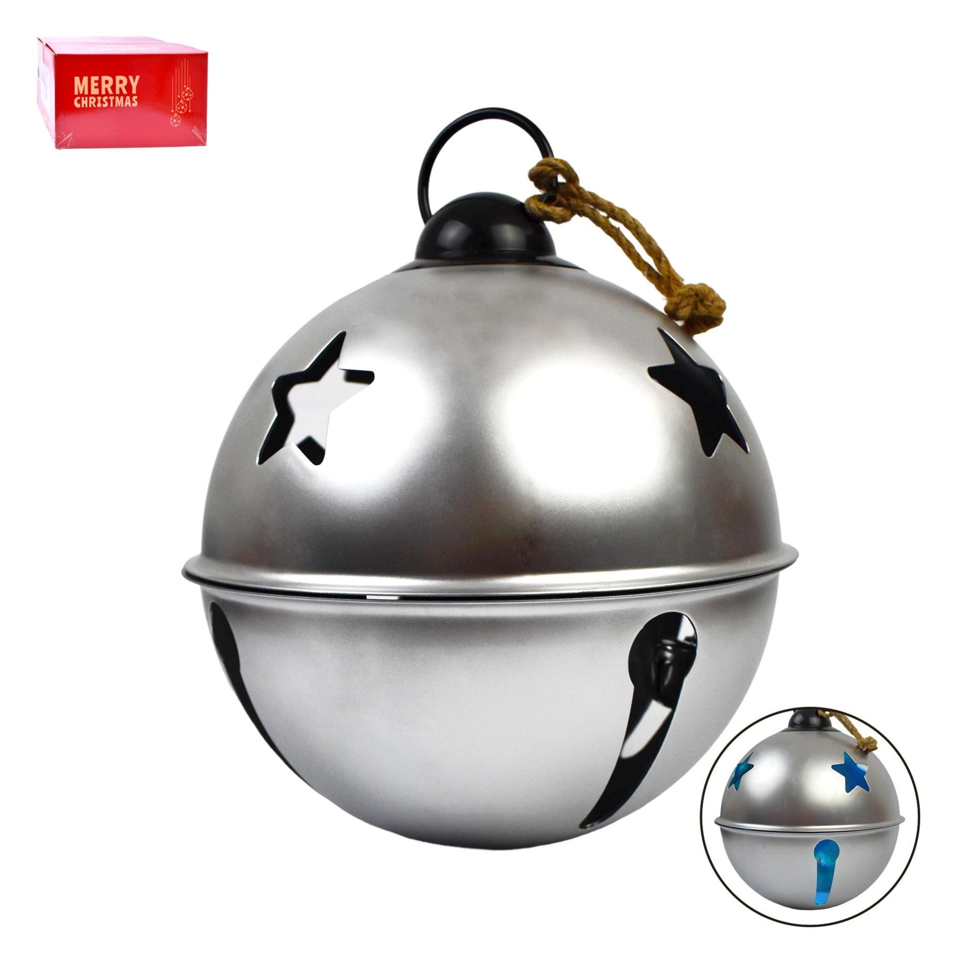 BOLA NATAL C/LUZ 40CM SK 2733-500C-40 CX8 BOLA NATAL C/LUZ 40CM SK 2733-500C-40 CX8