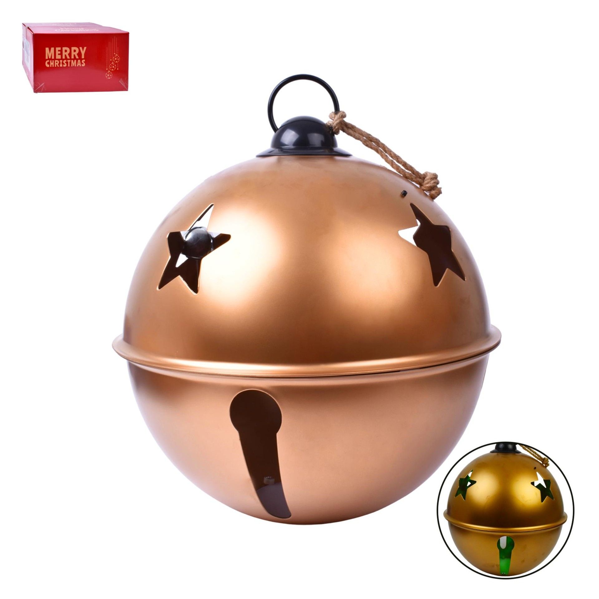 BOLA NATAL C/LUZ 30CM SK 2733-500B-30 CX12 BOLA NATAL C/LUZ 30CM SK 2733-500B-30 CX12