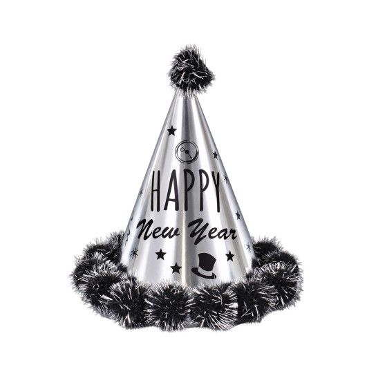 CHAPEU HNY PRATA 20CM SK 2527-032-20B CX72 CHAPEU HNY PRATA 20CM SK 2527-032-20B CX72