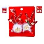 GANCHO NATAL P/CABELO 2UN 4,7X7CM SK 1263-171 CX24