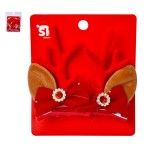 GANCHO NATAL P/CABELO 2UN 4,7X7CM SK 1263-170 CX24