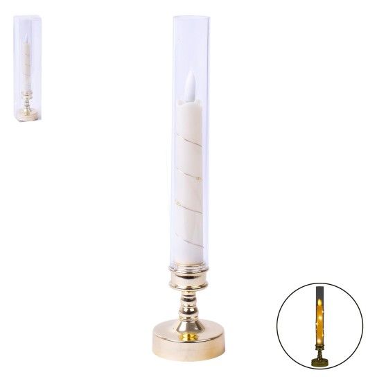 VELA LED PLASTICO 5,5X26CM SK 2402-356-26A CX48 VELA LED PLASTICO 5,5X26CM SK 2402-356-26A CX48