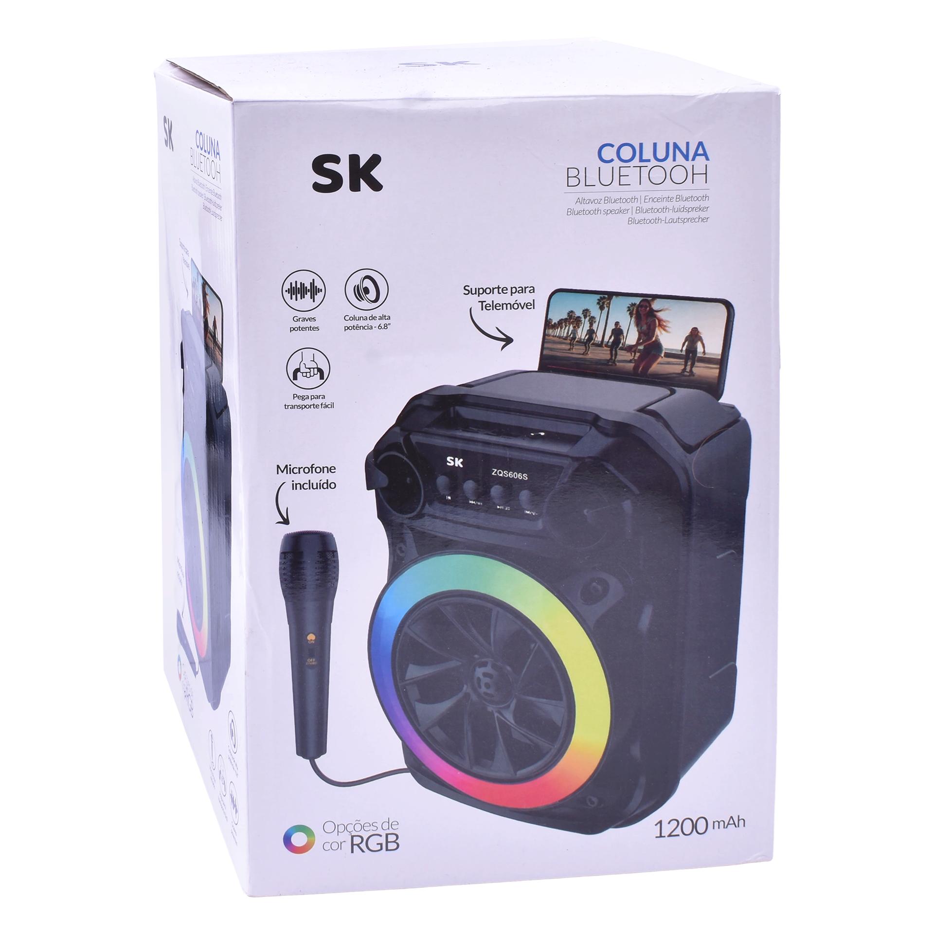 COLUNA BLUETOOTH C/MICRO SK 206-029-01 CX20 COLUNA BLUETOOTH C/MICRO SK 206-029-01 CX20