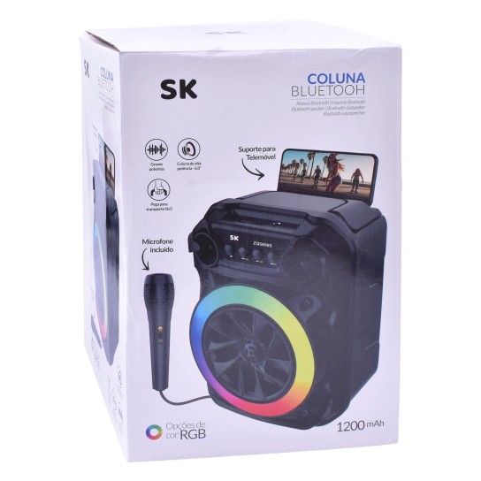 COLUNA BLUETOOTH C/MICRO SK 206-029-01 CX20 COLUNA BLUETOOTH C/MICRO SK 206-029-01 CX20