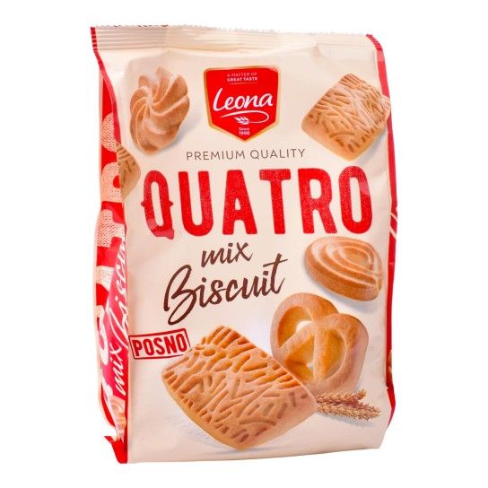 LEONA QUATRO MIX BISCUIT 300GR LEONA QUATRO MIX BISCUIT 300GR