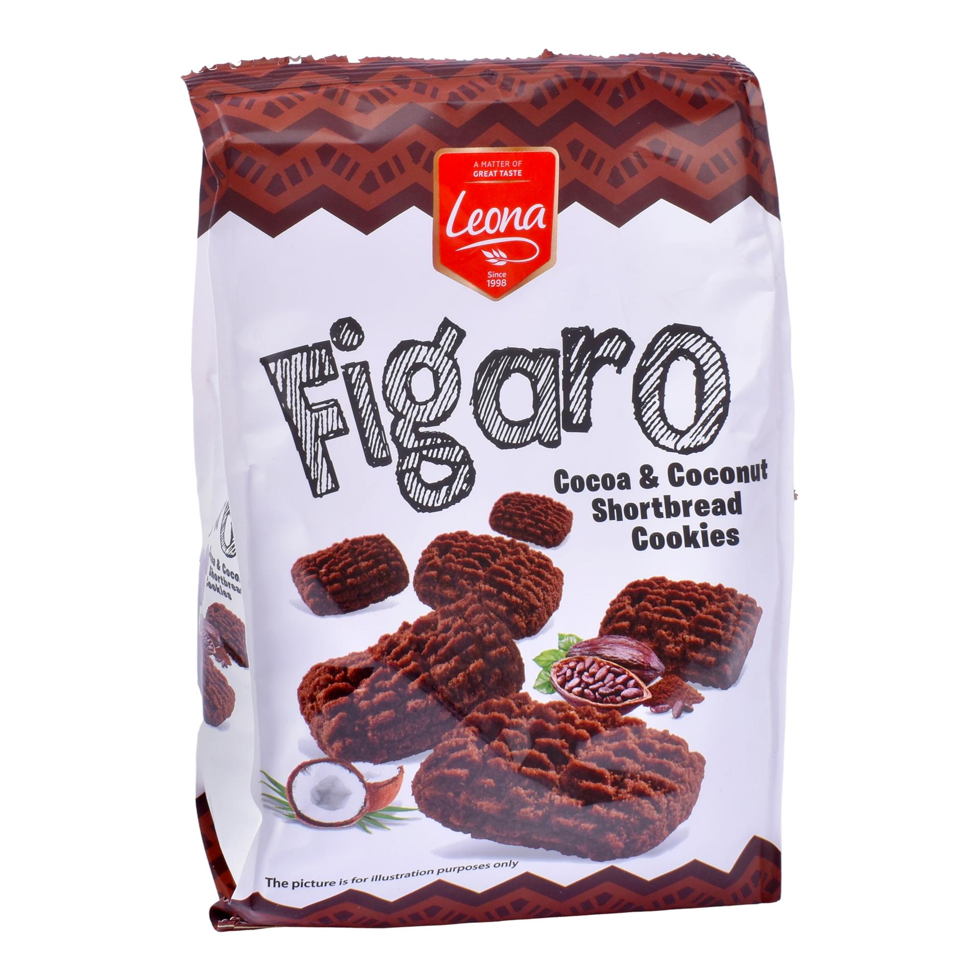 LEONA FIGARO CACAO E COCONUT 300GR LEONA FIGARO CACAO E COCONUT 300GR