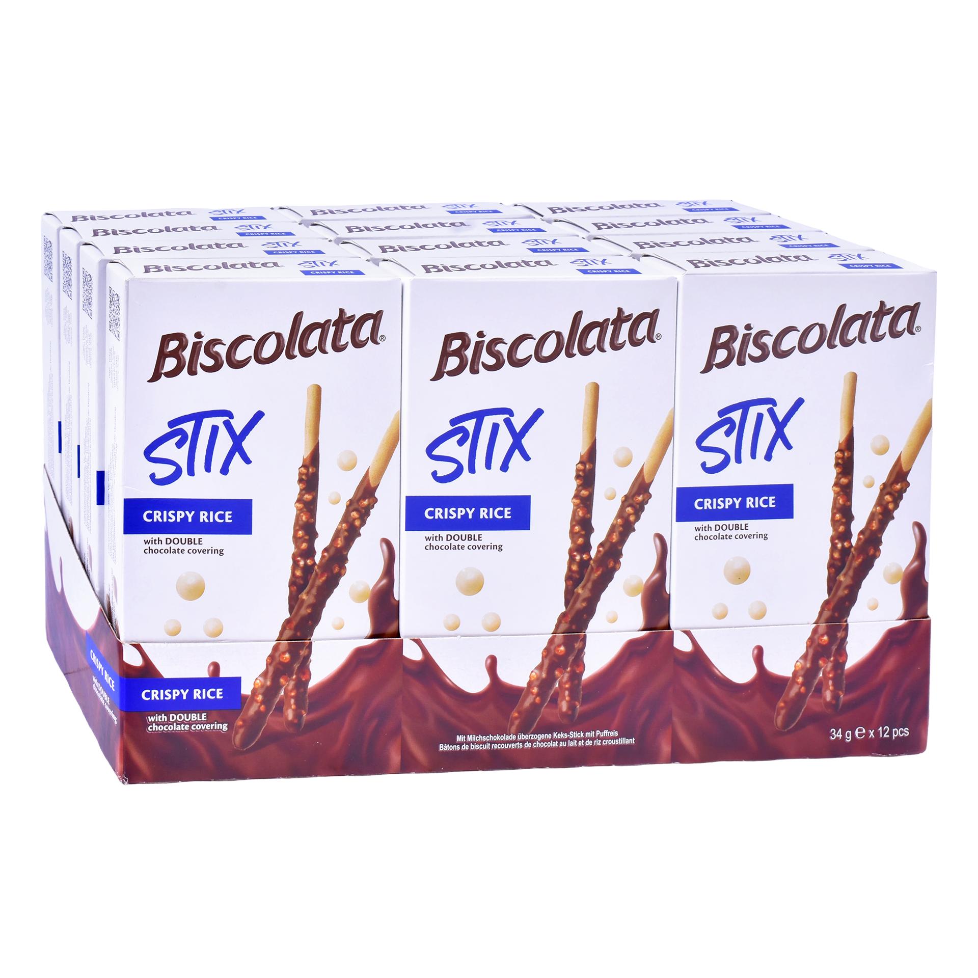 STICKS C/CHOCOCRISPY BISCOLATA34GR CX48 STICKS C/CHOCOCRISPY BISCOLATA34GR CX48