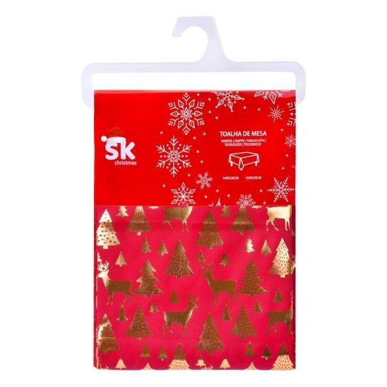 TOALHA MESA NATAL 140X220CM SK 3167-002A CX24 TOALHA MESA NATAL 140X220CM SK 3167-002A CX24