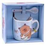 SET CANECA+COLHER 7,8CM SK 3194-303 CX60 SET CANECA+COLHER 7,8CM SK 3194-303 CX60