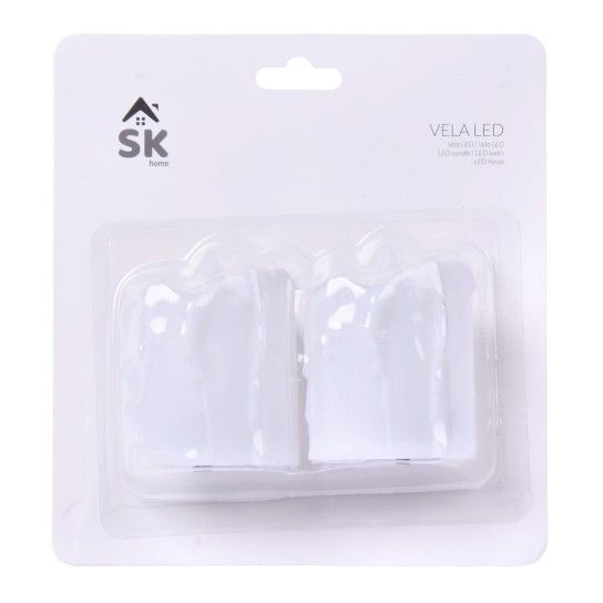 VELA LED BRANCA 2UN 5X3,5 SKPA 2402-300-02B CX144 VELA LED BRANCA 2UN 5X3,5 SKPA 2402-300-02B CX144
