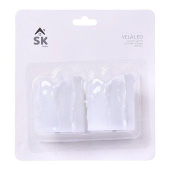 VELA LED BRANCA 2UN 5X3,5 SKPA 2402-300-02B CX144