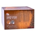 CORTINA LUZ BRANCA 192LED 2M SK2697-130B-02 CX48 CORTINA LUZ BRANCA 192LED 2M SK2697-130B-02 CX48