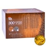 CORTINA LUZ QUENTE 300LED 3MT SK2697-130A-03 CX48 CORTINA LUZ QUENTE 300LED 3MT SK2697-130A-03 CX48