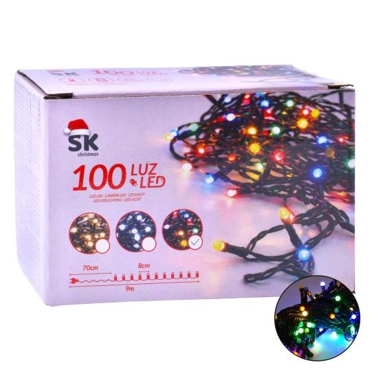 LUZES COR NTL 100 UDS 9 MTS SK 2697124C-09 CX60 LUZES COR NTL 100 UDS 9 MTS SK 2697124C-09 CX60