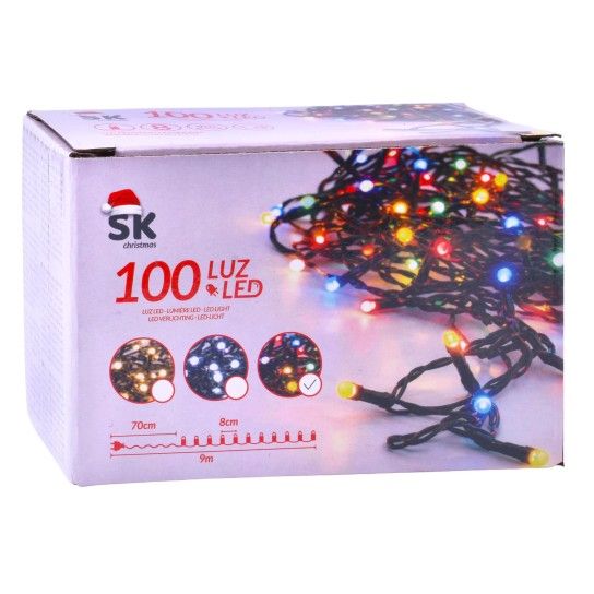LUZES COR NTL 100 UDS 9 MTS SK 2697124C-09 CX60 LUZES COR NTL 100 UDS 9 MTS SK 2697124C-09 CX60