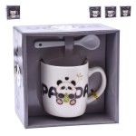 SET CANECA+COLHER 7,8CM SK 3194-302 CX60