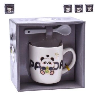 SET CANECA+COLHER 7,8CM SK 3194-302 CX60