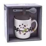 SET CANECA+COLHER 7,8CM SK 3194-302 CX60