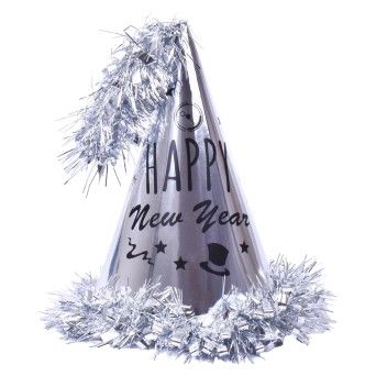 CHAPEU HNY PRATA 24CM SK 2527-033-24B CX72