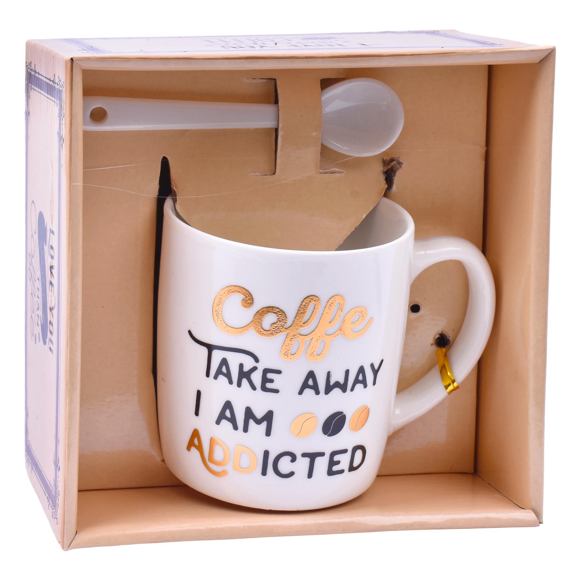 SET CANECA+COLHER 7,8CM SK 3194-300 CX60