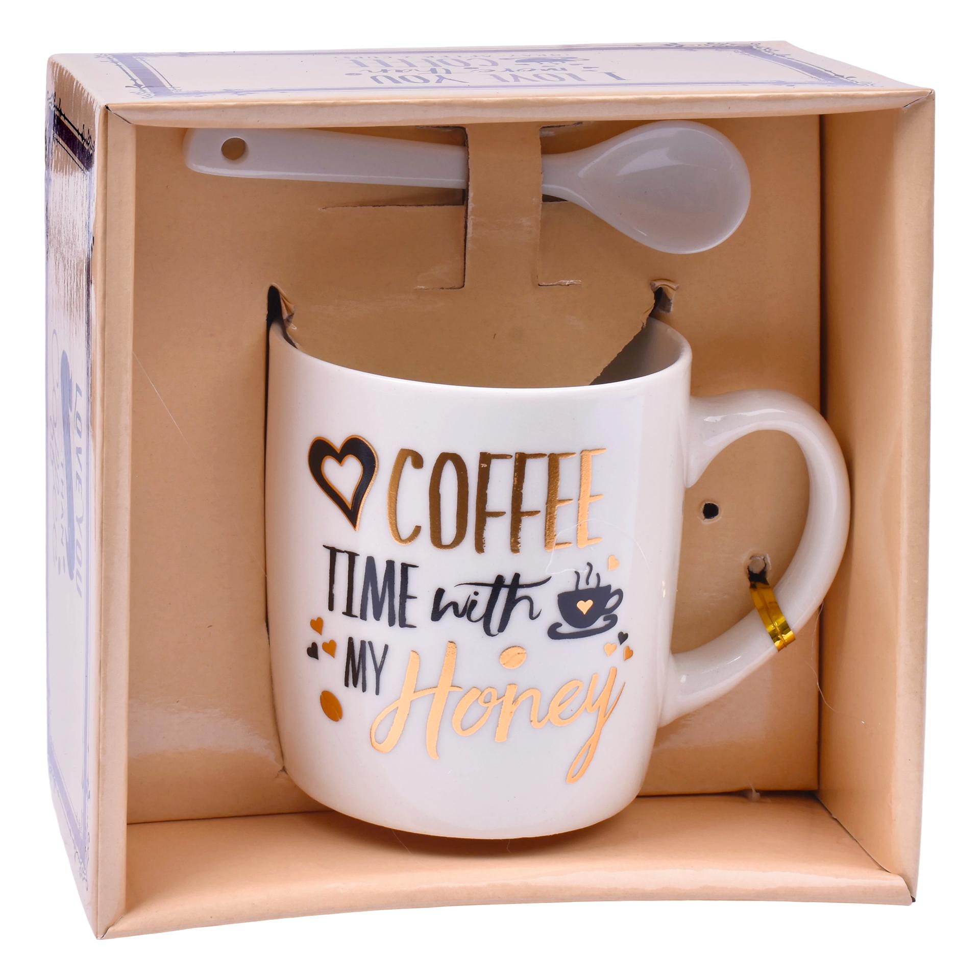 SET CANECA+COLHER 7,8CM SK 3194-300 CX60