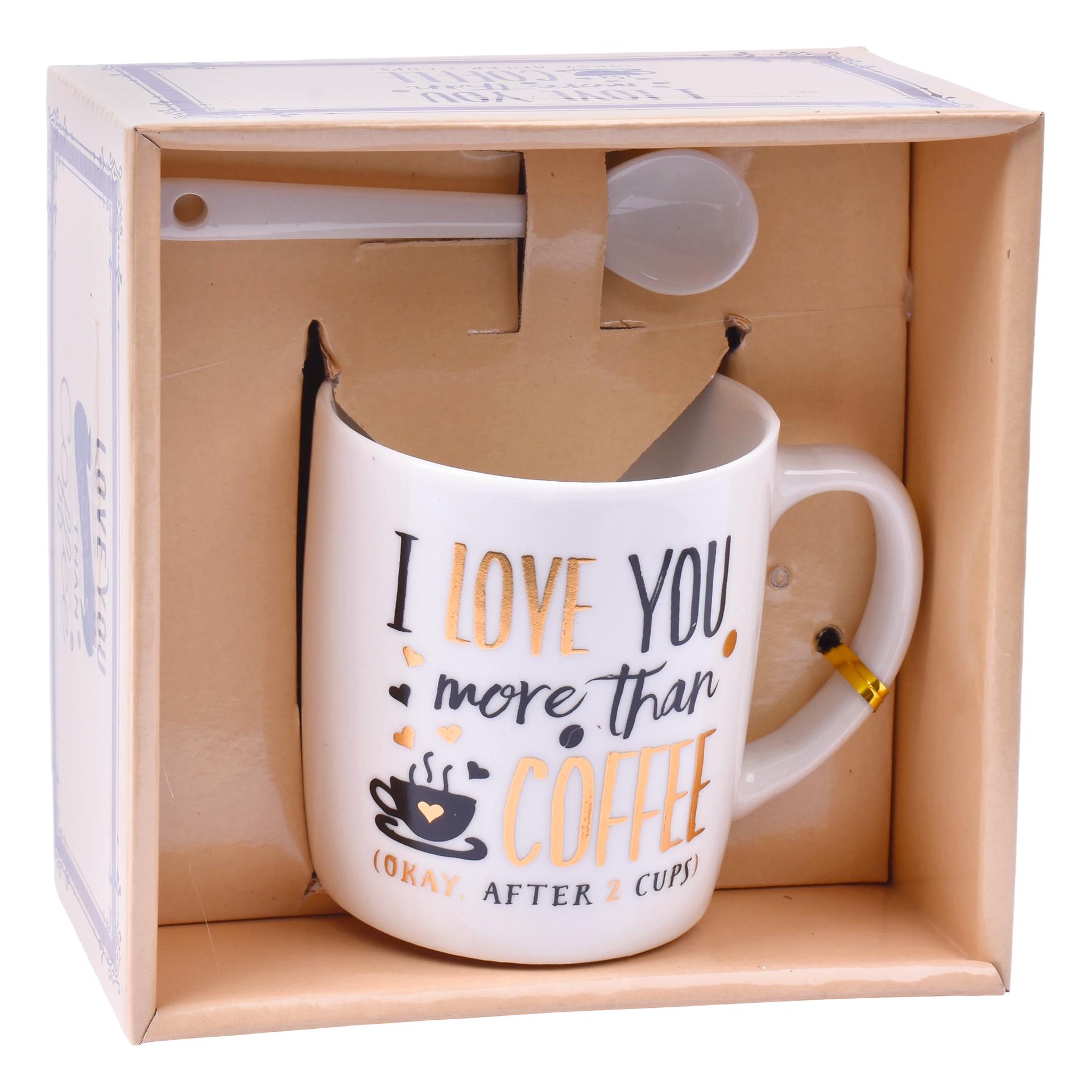 SET CANECA+COLHER 7,8CM SK 3194-300 CX60